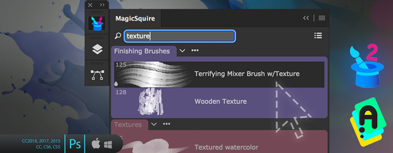 MagicSquire 2.2 with Live Search in Photoshop