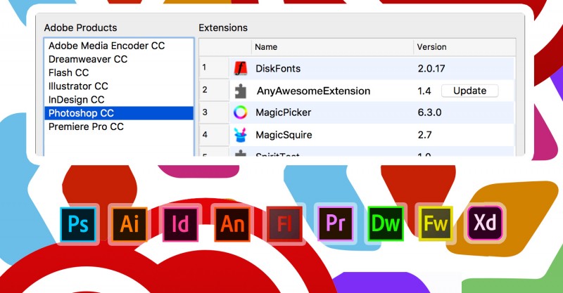 Free Anastasiy Extension Manager for Adobe software