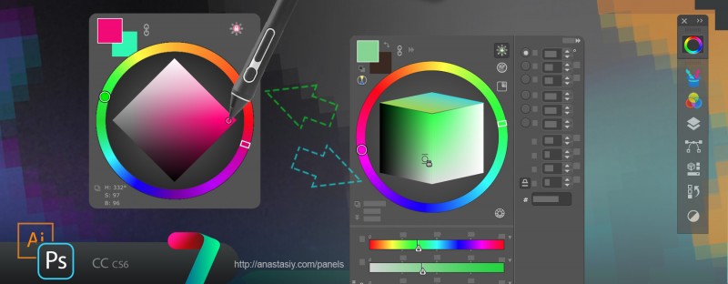MagicPicker Color Wheel HUD – super minimal or super powerful