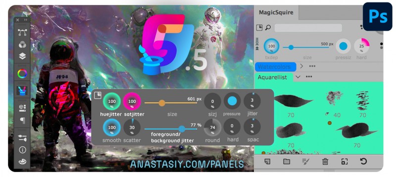 MagicSquire 5.5 for Photoshop: Performance and UI improved!