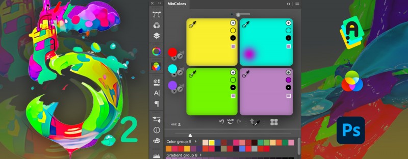 Get Your Brush Out! MixColors 5.2: advanced color mixing in Photoshop